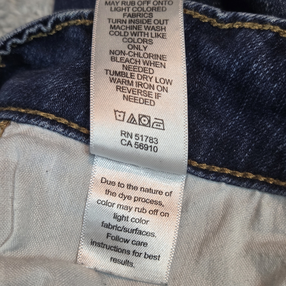 M Jeans By Maurices Women's Curvy High Rise Curvy Boot Blue Jeans Size 8 - Picture 11 of 12